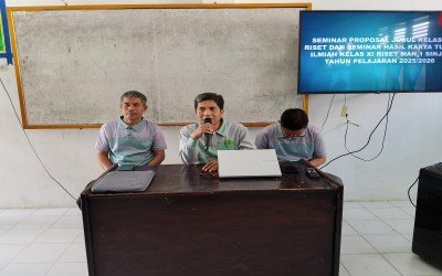 Langkah Nyata Peneliti Muda: Kelas Riset MAN 1 Sinjai Gelar Seminar Ilmiah