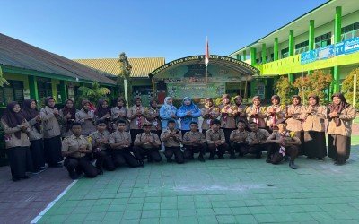 Siap Tempa Karakter Penegak, Pramuka MAN 1 Sinjai Gelar Penerimaan Calon Tamu Ambalan